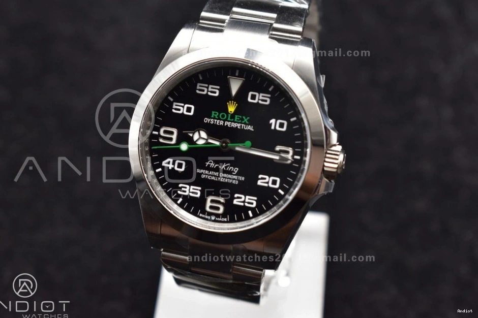 Steel Black VR3230 Bracelet 904L 1:1 Edition SS on Best Dial 126900 Clean Air-King 0308